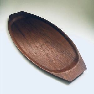 Vintage Handmade Teak Serving Tray England 1960's